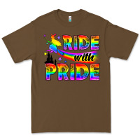 Cacao Western LGBTQ+ Ride With Pride Premium Tee - BundleAndBundleShop