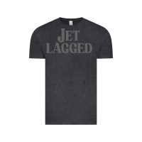 Vintage Black jet lagged cute world traveler & funny vacation pullover hoodie Vintage Tee - linhVisuals