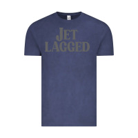 Vintage Denim jet lagged cute world traveler & funny vacation pullover hoodie Vintage Tee - linhVisuals