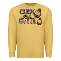 Antique Gold Candy Corn Cutie Premium Sweatshirt - CowhideDigitalArt