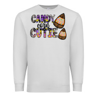 Dove Grey Candy Corn Cutie Premium Sweatshirt - CowhideDigitalArt