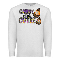 Oatmeal Heather Candy Corn Cutie Premium Sweatshirt - CowhideDigitalArt