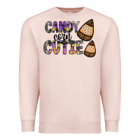 Pale Pink Candy Corn Cutie Premium Sweatshirt - CowhideDigitalArt
