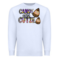 White Candy Corn Cutie Premium Sweatshirt - CowhideDigitalArt