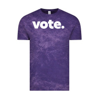 Cloud Purple vote   election voting political long sleeve t shirt Vintage Tee - linhVisuals