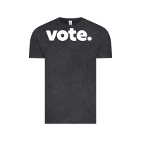 Vintage Black vote   election voting political long sleeve t shirt Vintage Tee - linhVisuals
