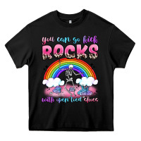 Black you can go kick rocks with open toed shoes Heavy Core Tee - JahusDesignShop
