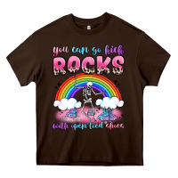 Chocolate Brown you can go kick rocks with open toed shoes Heavy Core Tee - JahusDesignShop