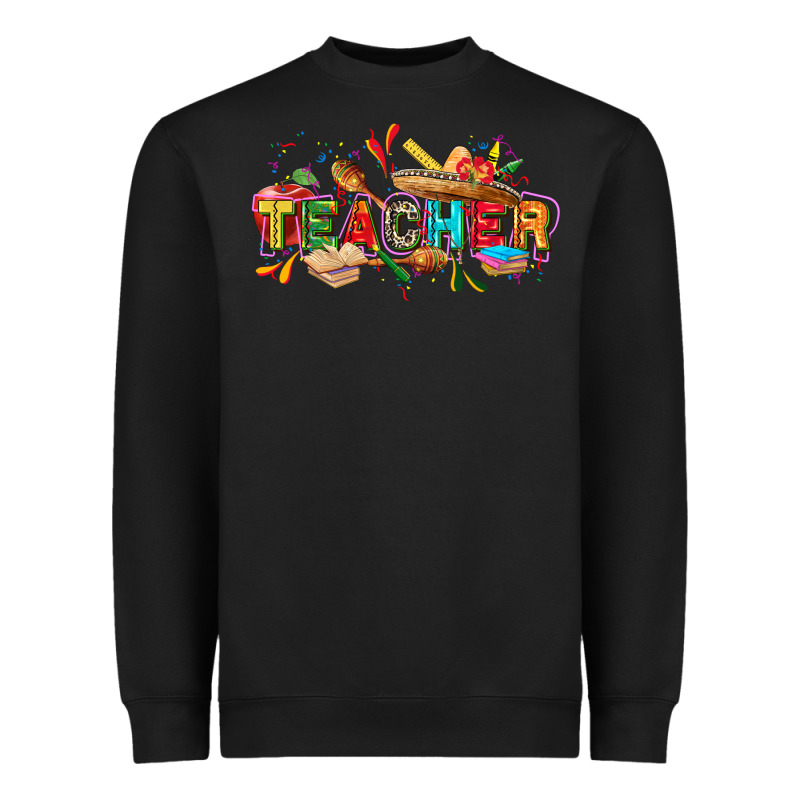 Cinco De Mayo Teacher Heavyweight Sweatshirt by FaDigitalArtStudio | Teevron