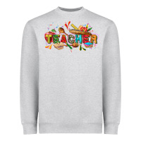 Heather Grey Cinco de mayo Teacher Heavyweight Sweatshirt - FaDigitalArtStudio
