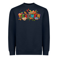 Navy Cinco de mayo Teacher Heavyweight Sweatshirt - FaDigitalArtStudio