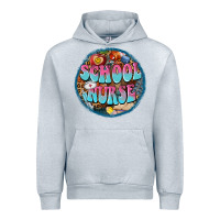 Heather Grey western groovy school nurse Urban Hoodie - BarkalooDesign