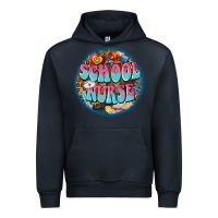 Navy western groovy school nurse Urban Hoodie - BarkalooDesign