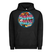 Pigment Black western groovy school nurse Urban Hoodie - BarkalooDesign