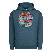 Pigment Midnight Navy western groovy school nurse Urban Hoodie - BarkalooDesign