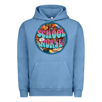 Pigment Pebble Blue western groovy school nurse Urban Hoodie - BarkalooDesign