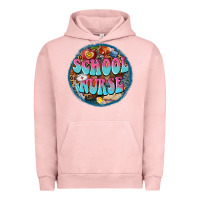 Pigment Salmon western groovy school nurse Urban Hoodie - BarkalooDesign