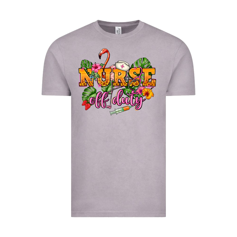 Nurse Off Duty Vintage Tee by NancyCooperArtShop | Teevron