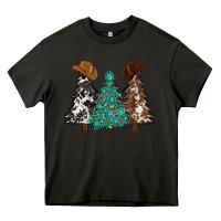 Cowhide With Gemstones Trees Heavy Core Tee | Teevron
