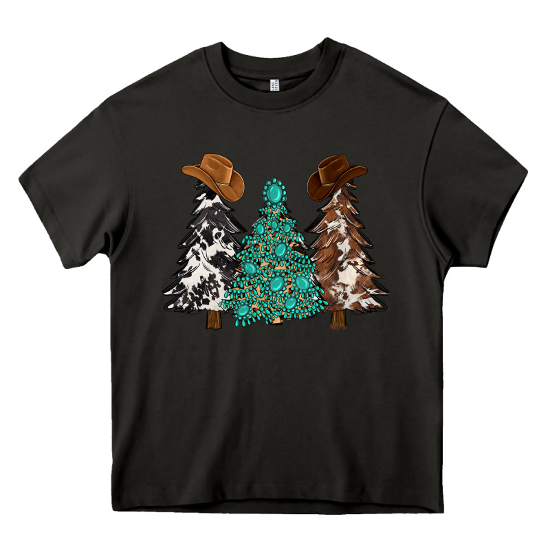 Cowhide With Gemstones Trees Heavy Core Tee by MaliasSmallBusiness | Teevron