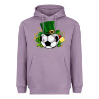 Lavender Football Ball Heavyweight Hoodie - CowhideDigitalArt