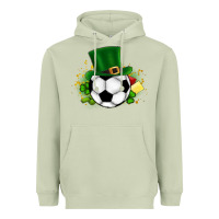 Matcha Football Ball Heavyweight Hoodie - CowhideDigitalArt