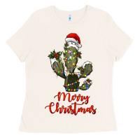 Bone merry christmas cactus Ladies Tee - RanaPortraitStore