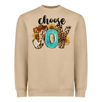 Mushroom Western Choose Joy Heavyweight Sweatshirt - FaDigitalArtStudio