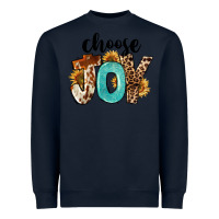 Navy Western Choose Joy Heavyweight Sweatshirt - FaDigitalArtStudio