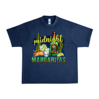Navy Midnight Margaritas Urban Heavy Tee - texasbilliewilder