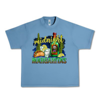 Pebble Blue Midnight Margaritas Urban Heavy Tee - texasbilliewilder
