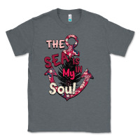 Charcoal Heather Summer decor The sea is in my Soul Classic Tee - Bettercallsaul