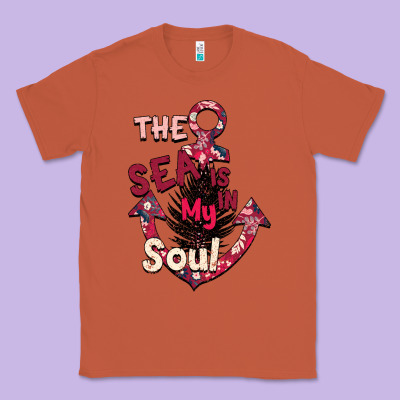 Summer Decor The Sea Is In My Soul Classic Tee Designed By Bettercallsaul