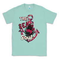 Seafoam Summer decor The sea is in my Soul Classic Tee - Bettercallsaul