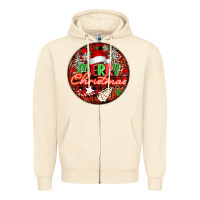 Sandshell Merry christmas Zipper Hoodie - FaDigitalArtStudio