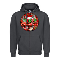 Smoke Merry christmas Zipper Hoodie - FaDigitalArtStudio