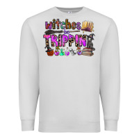 Dove Grey witches be trippin Premium Sweatshirt - CowhideDigitalArt