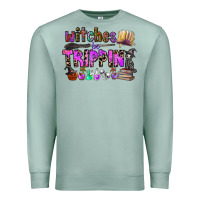 Seafoam witches be trippin Premium Sweatshirt - CowhideDigitalArt