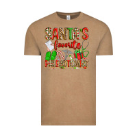 Vintage Coffee Santa's Favorite Phlebotomist Vintage Tee - texasbilliewilder
