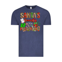 Vintage Denim Santa's Favorite Phlebotomist Vintage Tee - texasbilliewilder