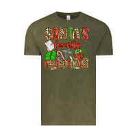 Vintage Olive Santa's Favorite Phlebotomist Vintage Tee - texasbilliewilder