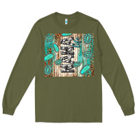 Army Green nana life glitter leopard Long Sleeve Tee - TumblerDesignByShophia