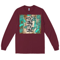 Burgundy nana life glitter leopard Long Sleeve Tee - TumblerDesignByShophia