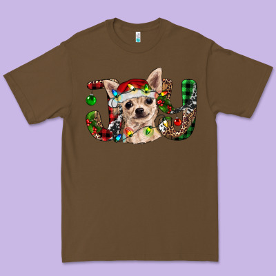 Christmas Chihuahua Joy Premium Tee Designed By Ranaportraitstore