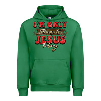 Emerald i'm only talking to jesus today christmas Urban Hoodie - BarkalooDesign