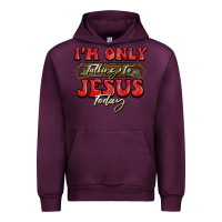 Mauve Wine i'm only talking to jesus today christmas Urban Hoodie - BarkalooDesign