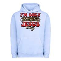 Pigment Grape Ice i'm only talking to jesus today christmas Urban Hoodie - BarkalooDesign