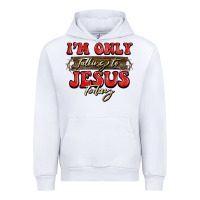 White i'm only talking to jesus today christmas Urban Hoodie - BarkalooDesign