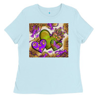 Baby Blue mardi gras hearts tumbler bbs Ladies Tee - BundleAndBundleShop