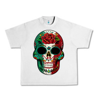 Lunar Rock Mexican Skull Urban Heavy Tee - texasbilliewilder